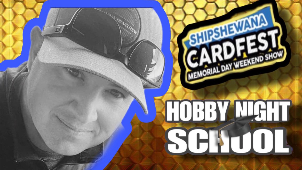 🚨Premiering at 5pm EST tonight🚨
It’s just days away from the best quarterly show in the Midwest @shipshewanacard joins us to discuss what makes this show so great & what you can look forward! Don’t forget ITS SUNDAY this time! We can’t wait to see everyone there! #cardshow