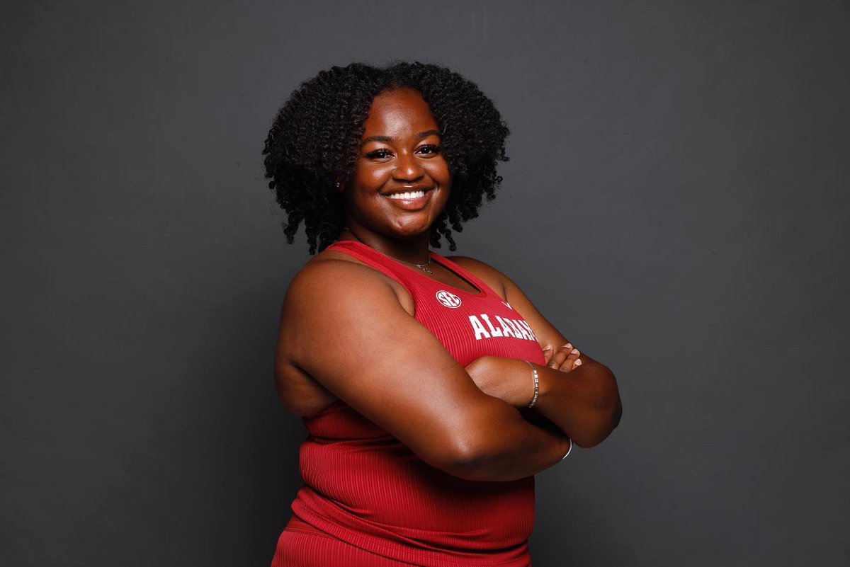 I am blessed to announce that I will be continuing my academic and track and field career at the University of Alabama! Firstly, I want to thank God. I also want to thank my family, coaches, and friends for their unwavering support! Roll tide!!!🐘♥️ @daculatf @AlabamaTrack