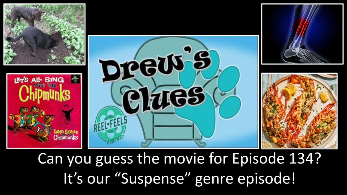 #DrewsClues are here again and we're doing #Suspense movies!  Can you guess what film host Drew has chosen for the show?  

#ReelFeels #WLIPodPeeps #MoviePod #FilmTwitter