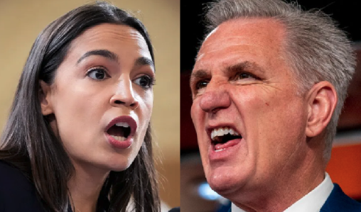 BREAKING: AOC torches Republicans for their horrific debt ceiling behavior, slamming Kevin McCarthy for refusing to recognize that GOP tax cuts ballooned the debt in the first place. Now he wants to slash things like veterans healthcare benefits. 'Instead of them recognizing the…