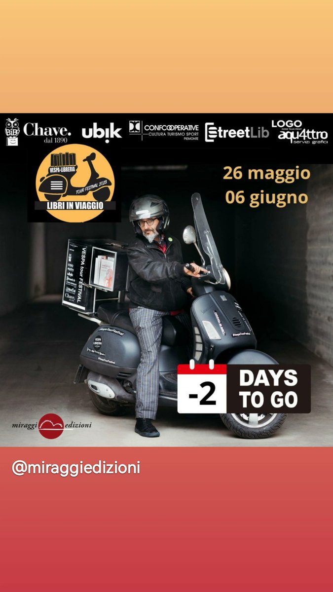 -2 al #VESPAtourFESTIVAL #LIBRInVIAGGIO