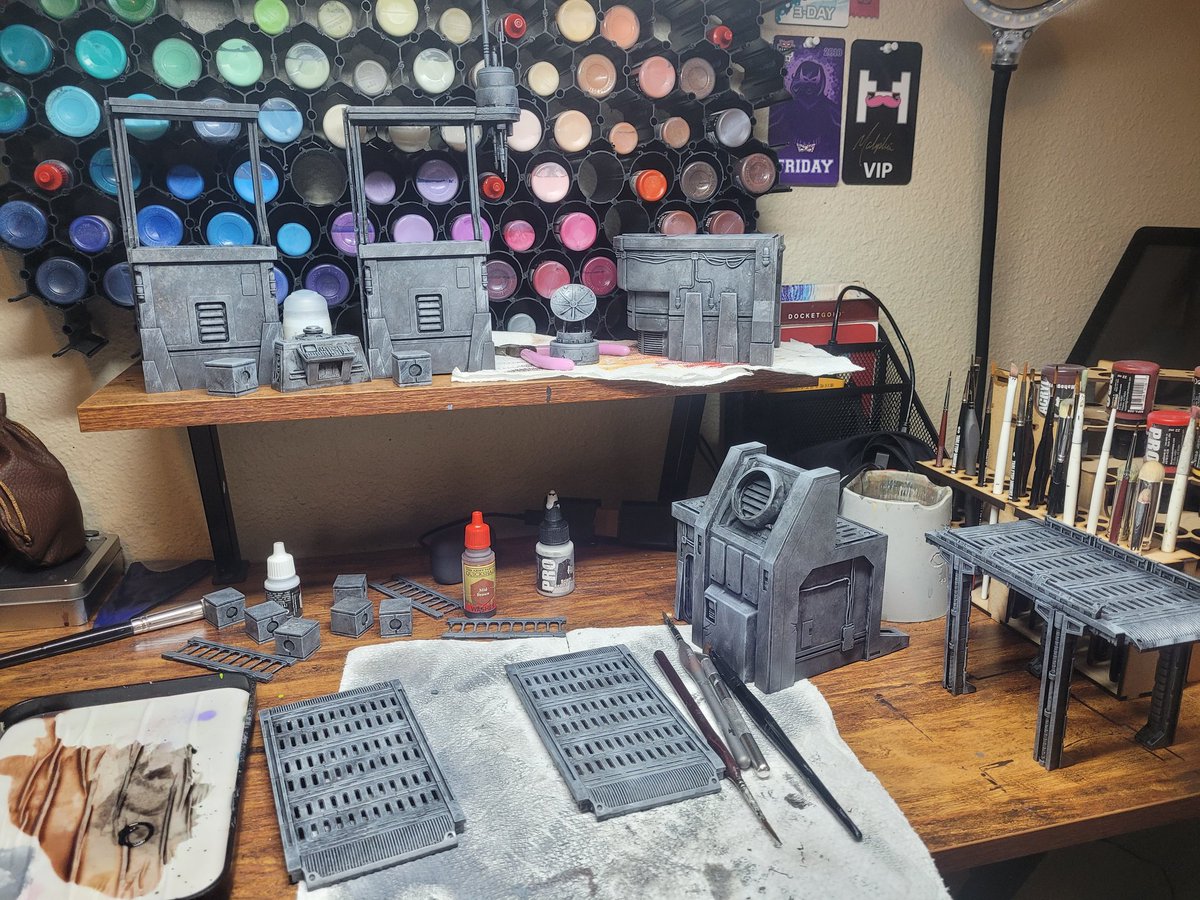 magpie_minis's tweet photo. @ForeverEverfall Slowly, but surely, my Shatterpoint commission for my local game store is getting done. Really excited for the finished product!!! 🥰 https://t.co/0XDAqnTUXL