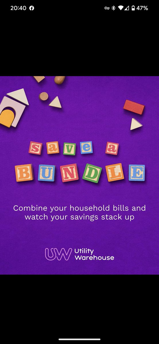 Contact me to save money on bills.

#costoflivingcrisis
#merthyrtydfil
#southwales
#valleys
#bills
#cashback
#savemoney
#saveabundle
#mobilephones
#broadband
#energy
#costofliving
#startsavingtoday
#earnmoney
#energybills
#workfromhome
#startabusiness
#freedom
#beincontrol