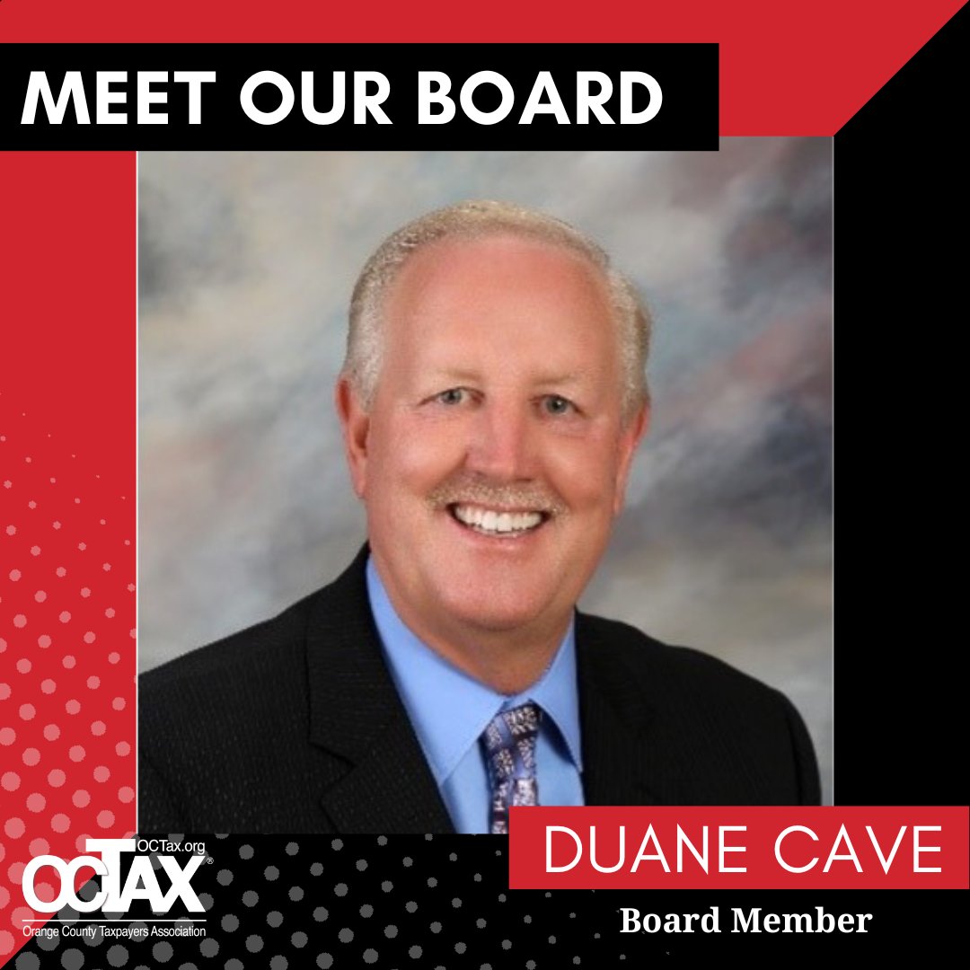 octaxpayers's tweet photo. Meet our board member Duane Cave. Duane serves as an External Relations Manager for SDG&amp;E and is the company’s prime contact to various cities in South Orange County. https://t.co/SfIhwM6Dit
