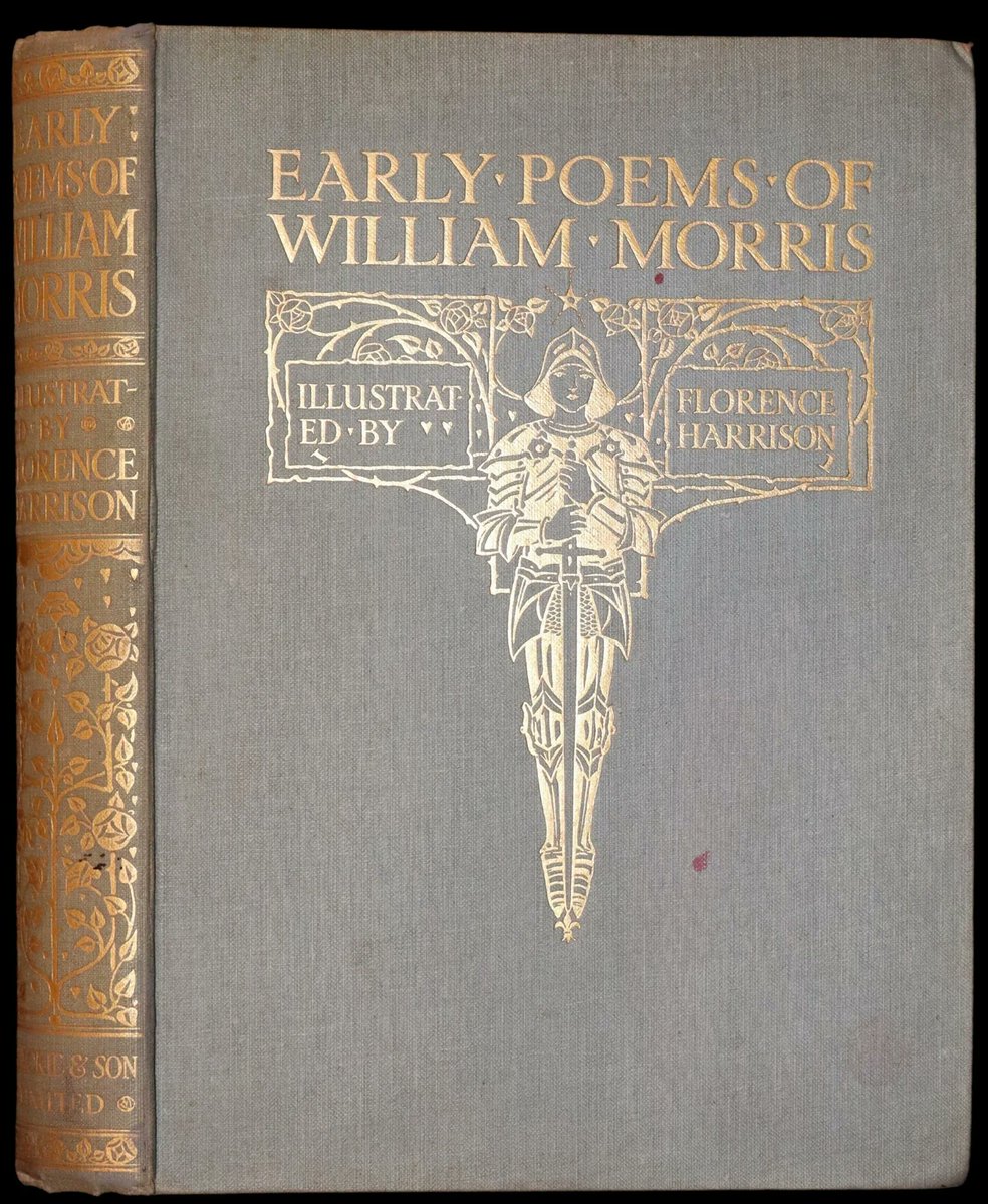 1914 Rare First Edition - Early Poems of William Morris Illustrated by Pre-Raphaelite FLORENCE HARRISON.
mflibra.com/collections/br…

#BookWithASoul #FirstEdition #WilliamMorris #FlorenceHarrison #PreRaphaelite #illustrated #bookworm #bookstore #booknerd #rarebooks #bibliophile