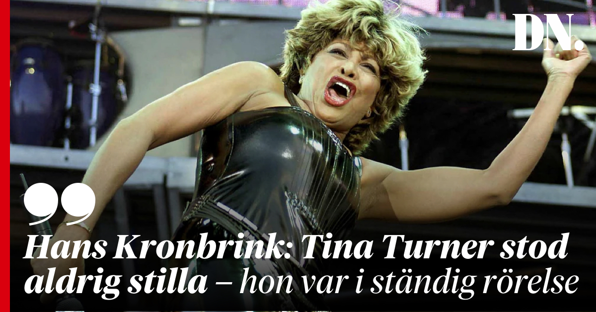 ”Tina Turner stod aldrig stilla – hon var i ständig rörelse”, skriver DN:s Hans Kronbrink.
dn.se/kultur/hans-kr…
