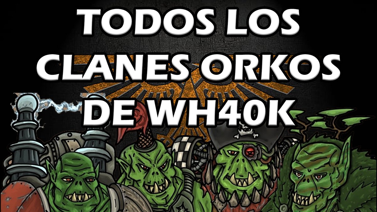 NUEVO VÍDEO BOYYY!!!
Todos los clanes Orkos de Warhammer 40k
youtube.com/watch?v=qcfcKV…