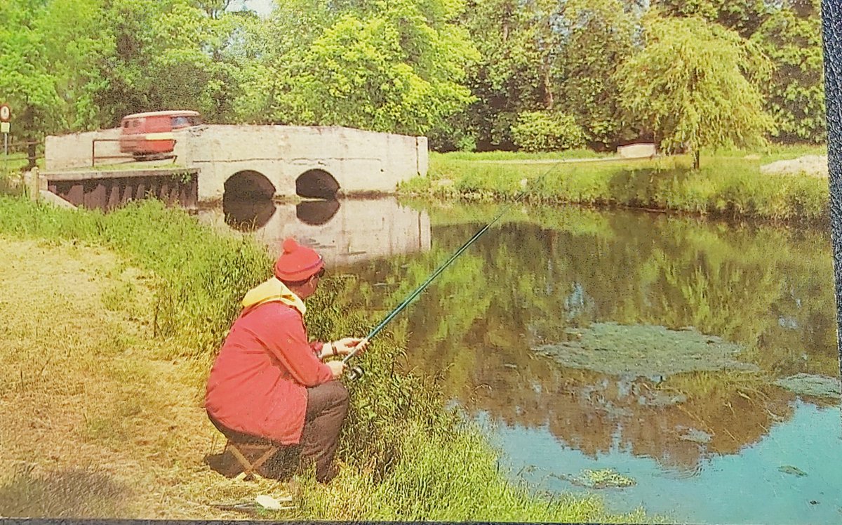 It's #GoFishingDay 
This #PostcardAH from the 1970s shows one of the pastimes people have enjoyed along the river for centuries.
Do you enjoy fishing? What is the biggest or most interesting fish you've ever caught?
#EndLoneliness @BeginsHistory #HBAH1970s @TheBrecksLP