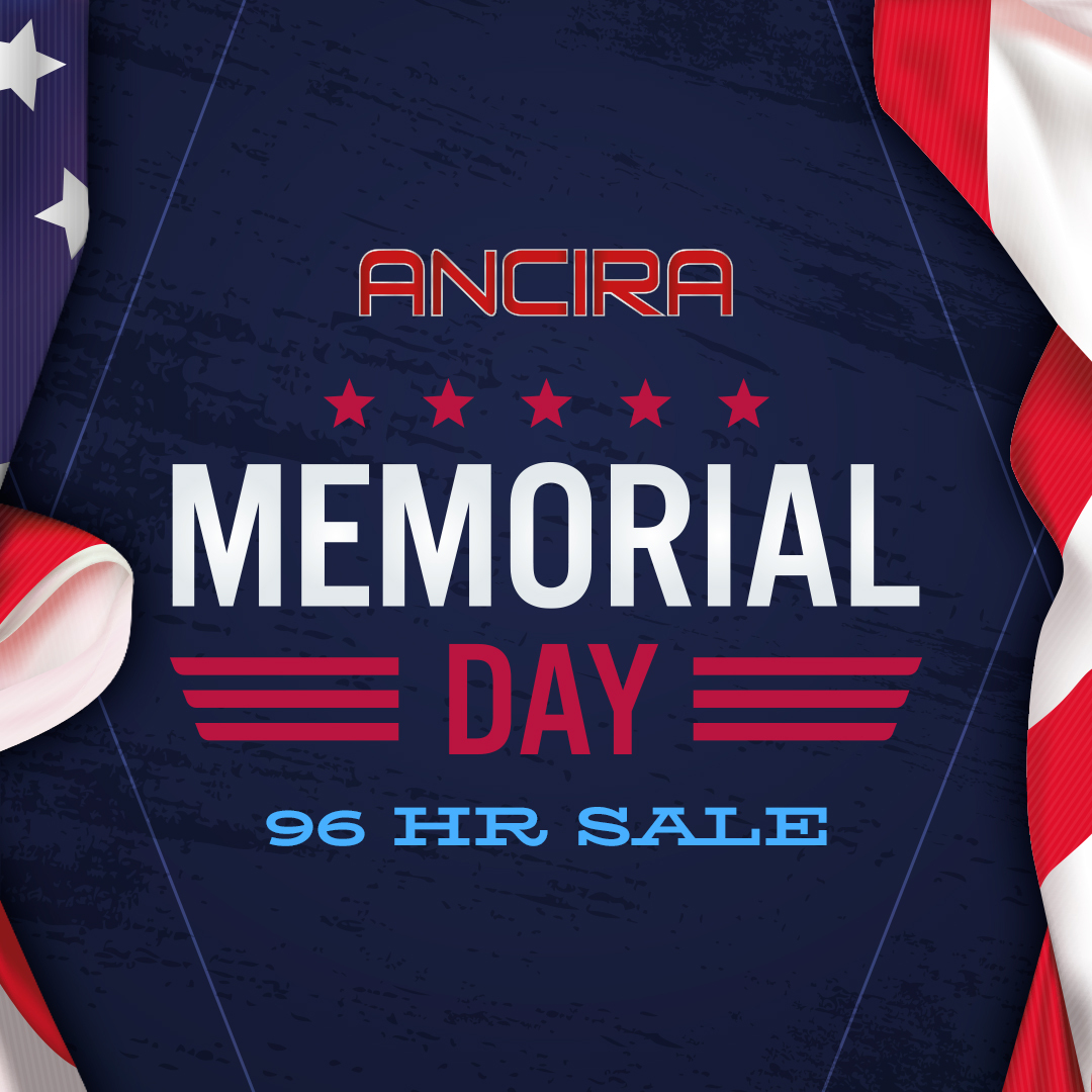 Join us at Ancira for our 96-Hour Memorial Day Sale!! 🇺🇸

Come visit us to SAVE BIG on your next vehicle! 🚙

#ThinkAncira #MemorialDay #MemorialDaySale #Save
