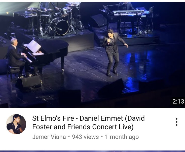 @RnRNationlive @RnRliveRadio “Through the Fire” ( from @DanielEmmet & @PiaToscano Simply the Best PBS special ) and “St Elmo’s Fire” by Vegas headliner @DanielEmmet !! 🔥🔥