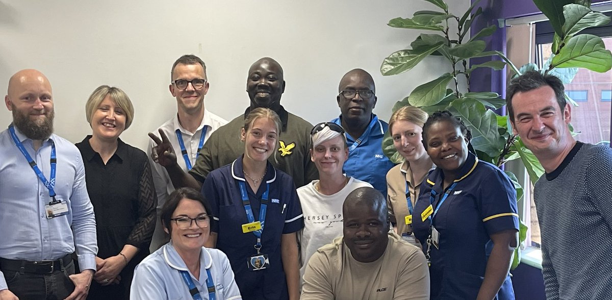 AdamMorrisRMN's tweet photo. Really positive afternoon with some of the fabulous team on Bronte ward and support from @NeilGraceGMMH @Salougi9 Claire and Mark. Helpful and reflective session. Sharing ideas and a plan for improving safety of our services @GMMH_NHS #TeamLaureate https://t.co/aSnBkTu1lV