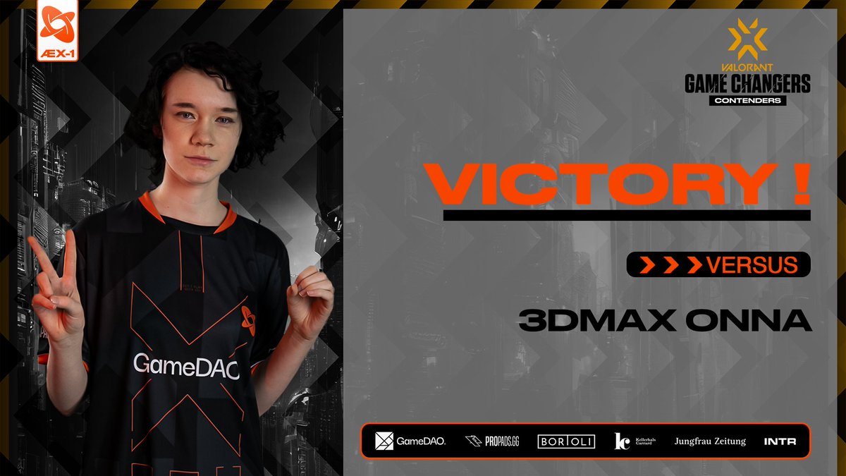 Convincing first win! GGs to <a href="/3DMAXGaming/">Team 3DMAX</a>!

🏆 VCT Game Changers EMEA Contenders
🆚 <a href="/3DMAXGaming/">Team 3DMAX</a> 
📊 2-0 ( 13-6 // 13-7)
🗺️ Pearl // Split

Next match tomorrow 6pm! #AEXEED  🔥

#Valorant #GameChangersEMEA #VCTGameChangers #GCContenders