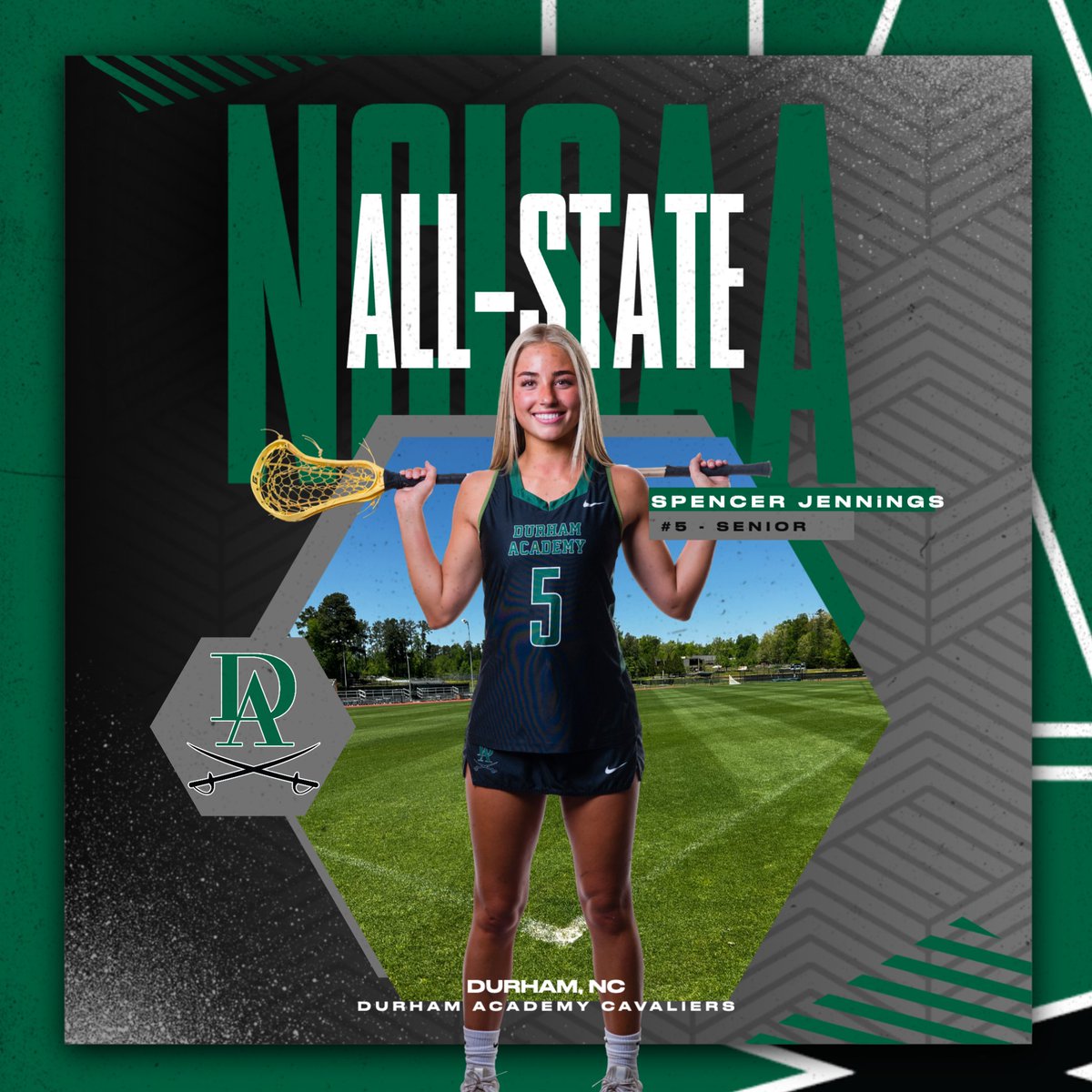 @NCISAA1 All-State:

Spencer Jennings - Girls Lacrosse
#GoCavs