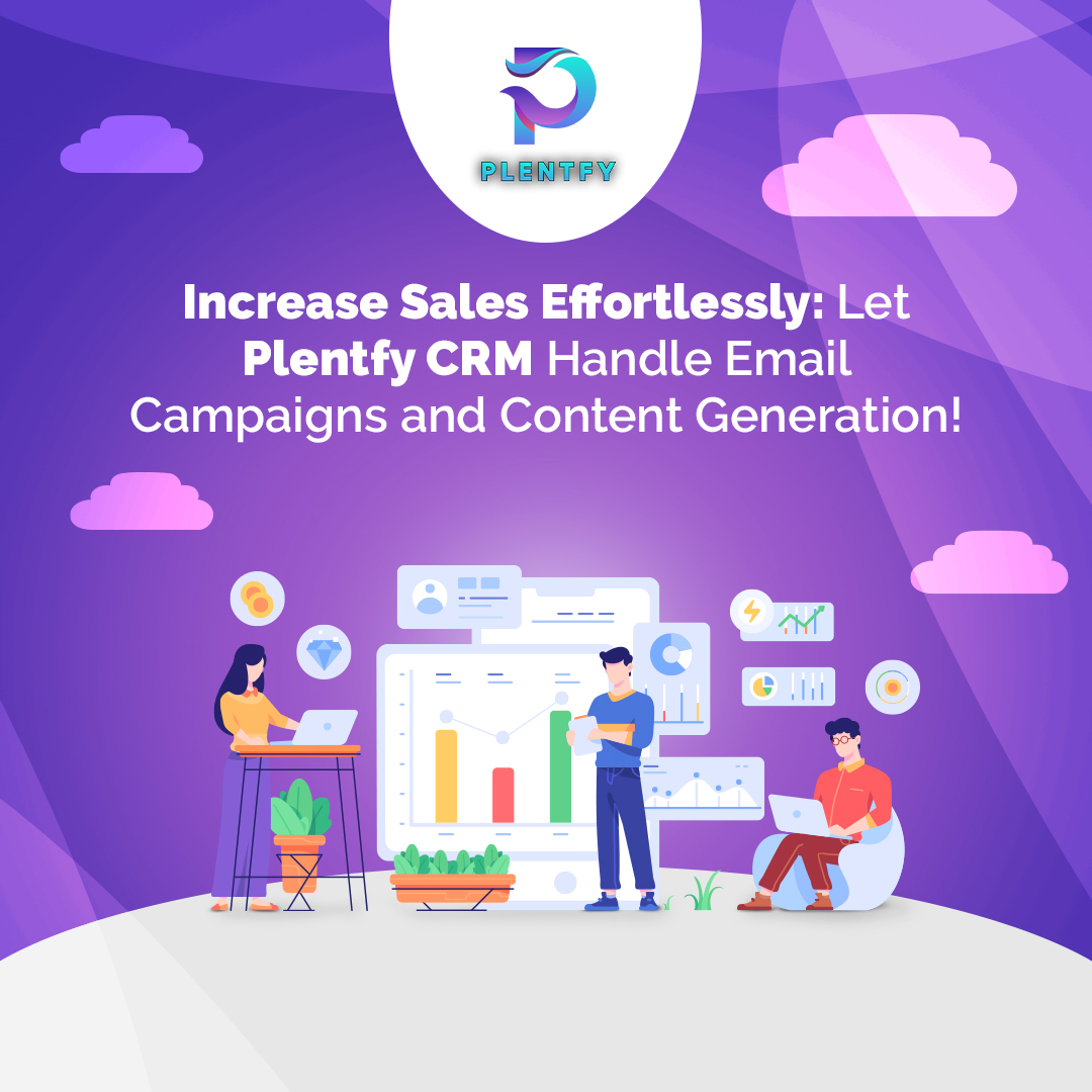 plentfy's tweet image. 💰 Want to increase your sales without breaking a sweat? Let Plentfy CRM do the heavy lifting for you. 📧 Our platform offers targeted email campaigns and automated nurturing sequences, ensuring no potential sale slips through the cracks.

#PlentfyCRM #CRMsoftware #salesautomate