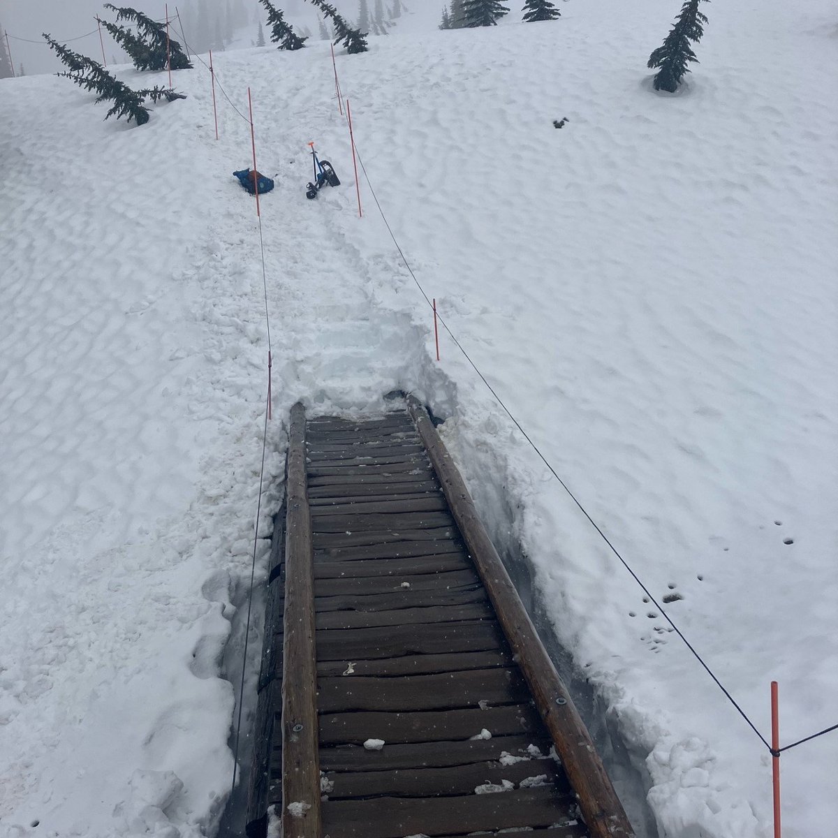 MountRainierNPS's tweet photo. Are you heading to Paradise or beyond for a hike or climb? This time of year, the melting snowpack creates unique hazards. Are you prepared to safely navigate snow bridges, cornices, and ice &amp; rock fall? Learn how to recognize and avoid spring hazards. https://t.co/qcW9TaLNgv -pw https://t.co/N2R9xteq5Z