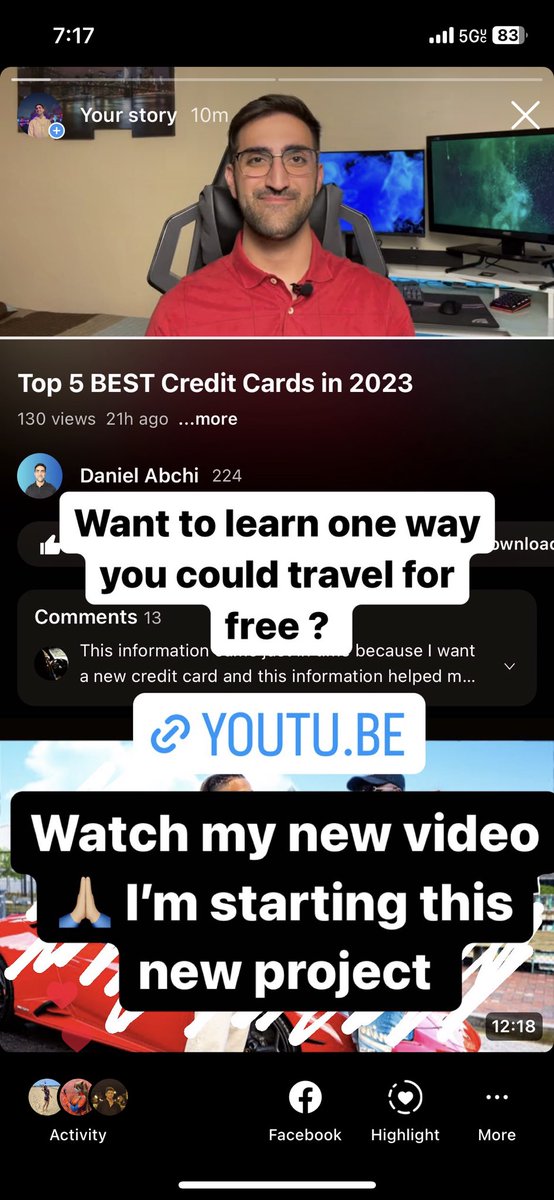 Want to learn more about how you could travel for free ? Watch my new YouTube video! And support my new project 🙏🏼❤️

youtu.be/2EAkm2VjjY4