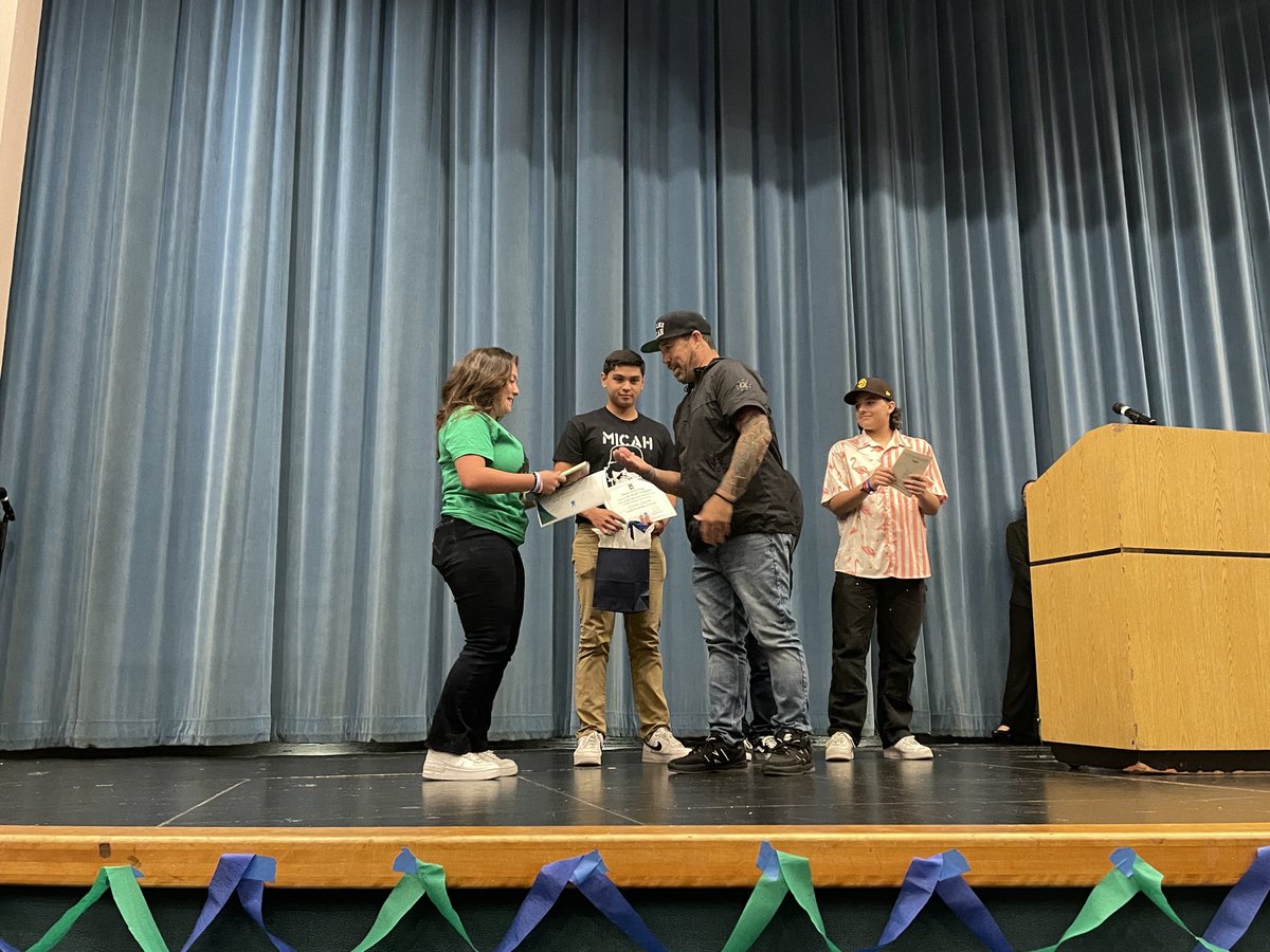 What a special moment as the Wiggs Family presents the first ever Live Like Micah scholarship.  Great job Chris Saucedo, Maisey Boldt and Ashley Segat!!  Our students received over one million dollars in scholarship!