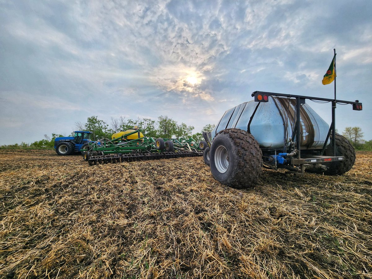 Little bit of #Pioneerseeds #P506 hitting the ground today from the great people <a href="/BlaineBjcarlson/">Joelle Carlson</a> and Carlson seeds! Check em out!