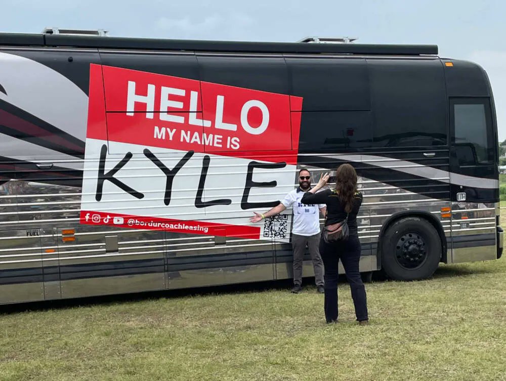 TroyPublicRadio's tweet photo. Today @NPR's @hereandnow asked the question and @TroyPublicRadio's @kdgassiott was ready with an answer: How many Kyles does it take to beat a world record? https://t.co/fDAYcx5lk6 Don't miss his story from #KyleFair in Kyle, TX! #npr #kyle https://t.co/sMoRRwYuv8