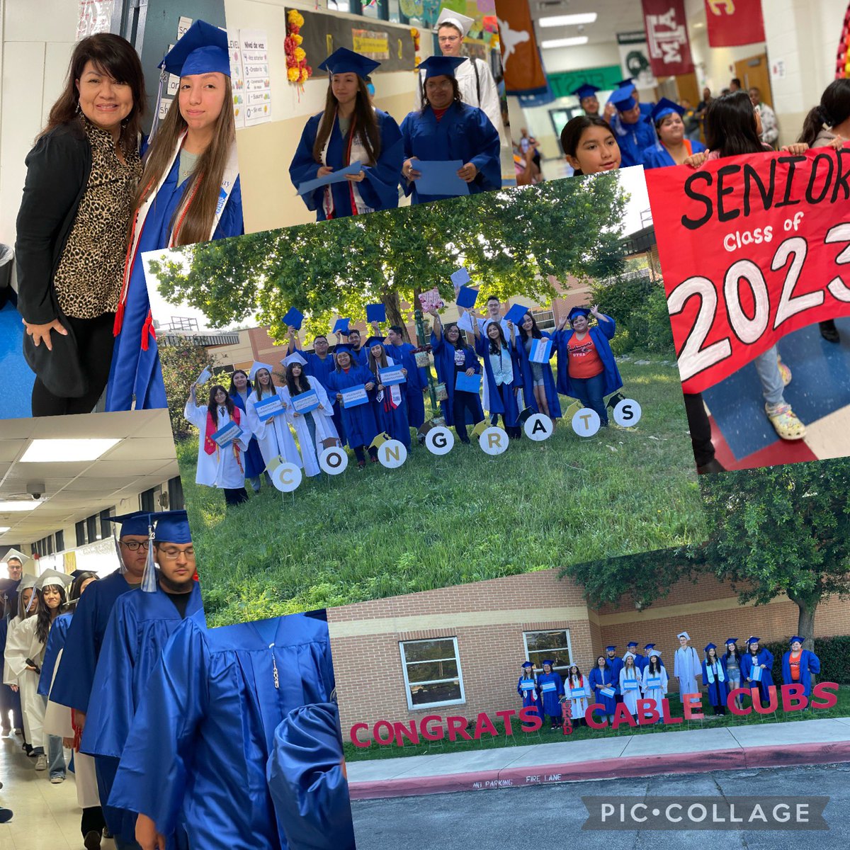 NISDCable's tweet photo. Once a Cub 🐻 @NISDCable always a Cub ! We are so proud of our former students 🙌 & wish the best for their next adventure! Thank you for supporting our 2023 Senior 🎓Walk! #RootedCable #cableignited #SiSePuede @Dpin1967 @galindo_lann https://t.co/1YryuvbE3i