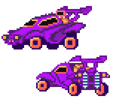 Some little pixel Octane cars for a commission 💜
#pixelart #rocketleague