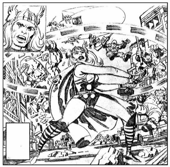 RT @KirbyKrackleArt: #thor with @JohnBuscemaArt #whatif https://t.co/YU44G27LSO