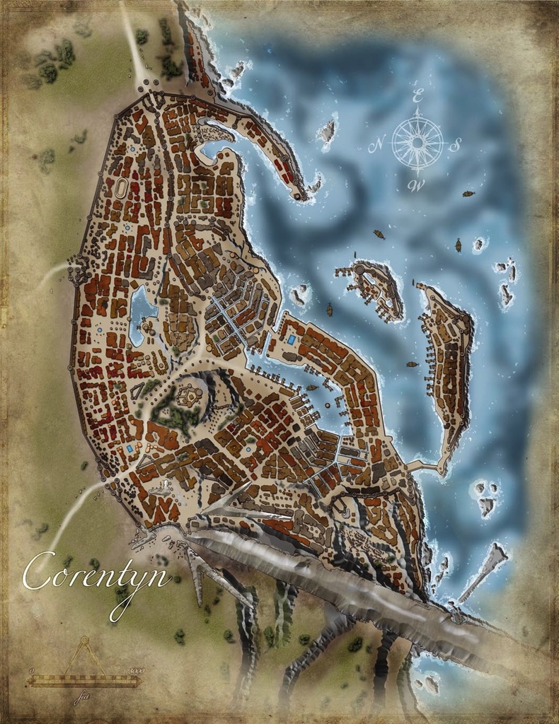 GolarionToday's tweet photo. 1520 AR: Corentyn founded (#Cheliax)*
Established by the #Taldor's Third Army of Exploration commanded by General #Coren, the city began as a secure army fortification and has never lost this feeling of a fortified outpost.
https://t.co/ujGu9eve8I
#ArmyofExploration #1520AR https://t.co/cYwg9PPG2K