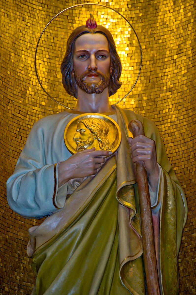 Shrine of St. Jude on Twitter "Ever wonder why St. Jude is always