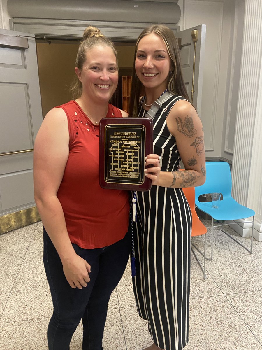 HanoverSBall's tweet photo. 2023 Hanover ESPYs in the books! Congratulations to all Panthers!
SB Play of the Year: HCAC Opening Game Double play 8-7-6-5-4
SB Hard Hat Award: Alex Miller
SB Stripe Standard: Courtney Chookie and Kendra Hutchison
Lexi Riggles Teammate of the Year Award: Kendra Hutchison https://t.co/N36gSAL5Im