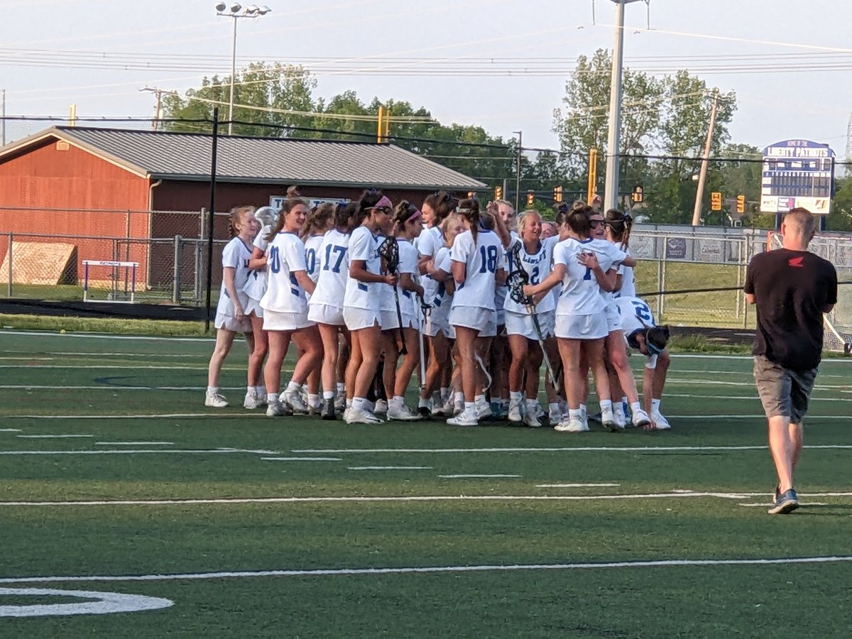 LHSAthleticDept's tweet photo. So proud of our @LibGLAX on winning a Regional Championship after defeating New Albany!Thank you students, parents, &amp; community for your tremendous support tonight! #BANNER #Final4 #FAMILY  @Mr_Starner @mrpriceAP https://t.co/kPYnrXcCuT
