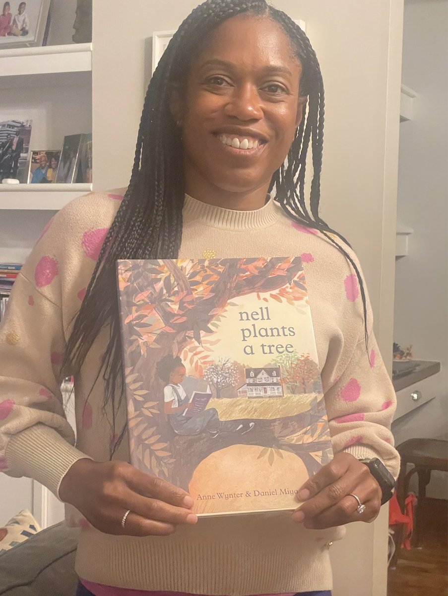 🤩📚 I am loving this book: #NellPlantsATree, by Anne Wynter &amp; @danielmiyares! It's a beautiful story about the beginnings of a pecan tree planted &amp; tended to by a young Nell &amp; enjoyed by future generations. I highly recommend reading it with your kiddos if you haven't already!