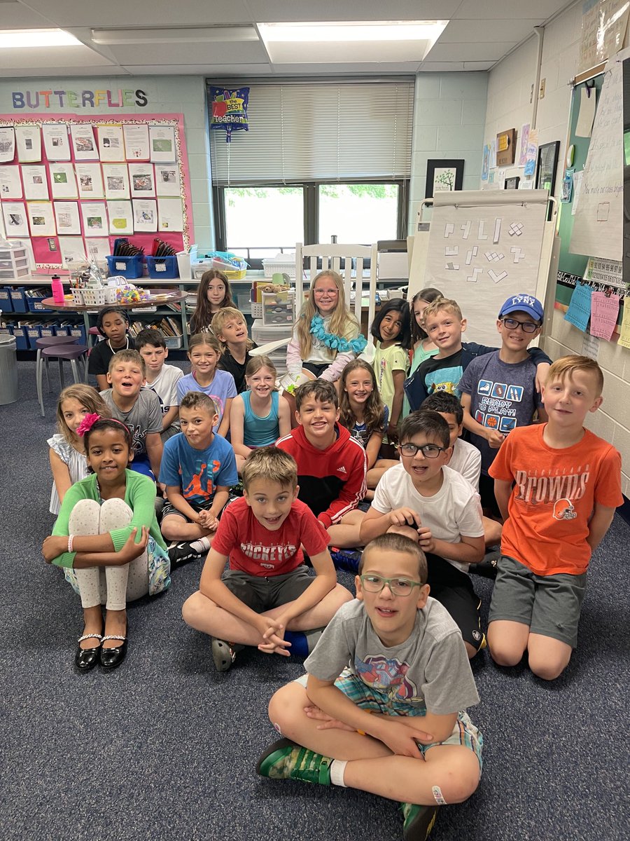 Started the morning off counting down three days left and this kiddo was our student of the day!