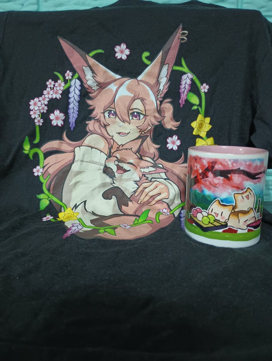 GunsligerZero's tweet photo. You know merch is good when your mom try to steal it from you #SpringMinnya2023 https://t.co/mkW7u6JjLX