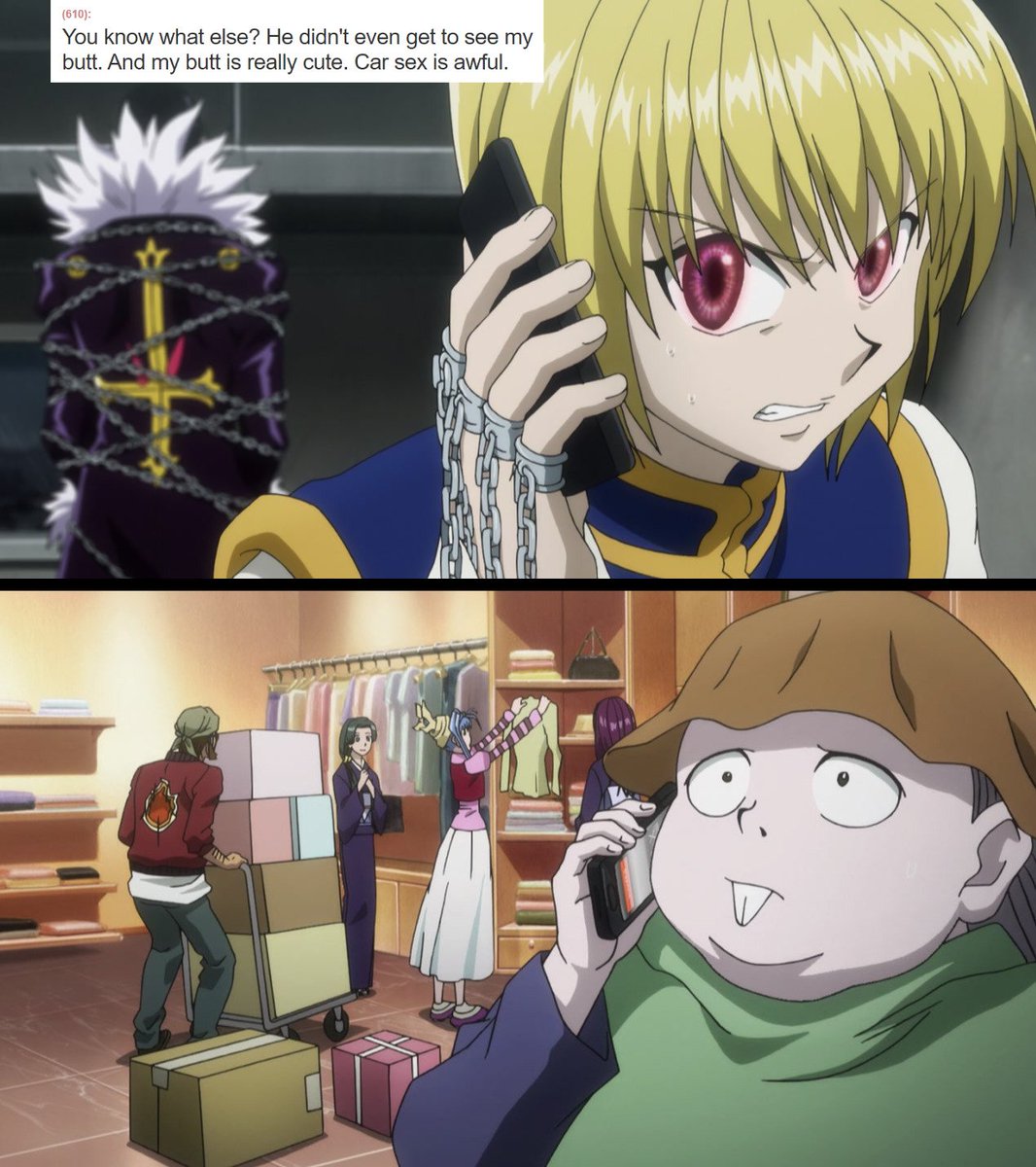 Hunter x Hunter texposts/texts from last night (@THunterxhunter ...