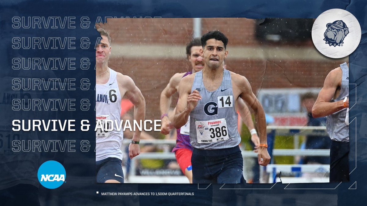 On to the next one‼️Matt Payamps advances to the #NCAATF 1,500m quarterfinals!

#HoyaSaxa