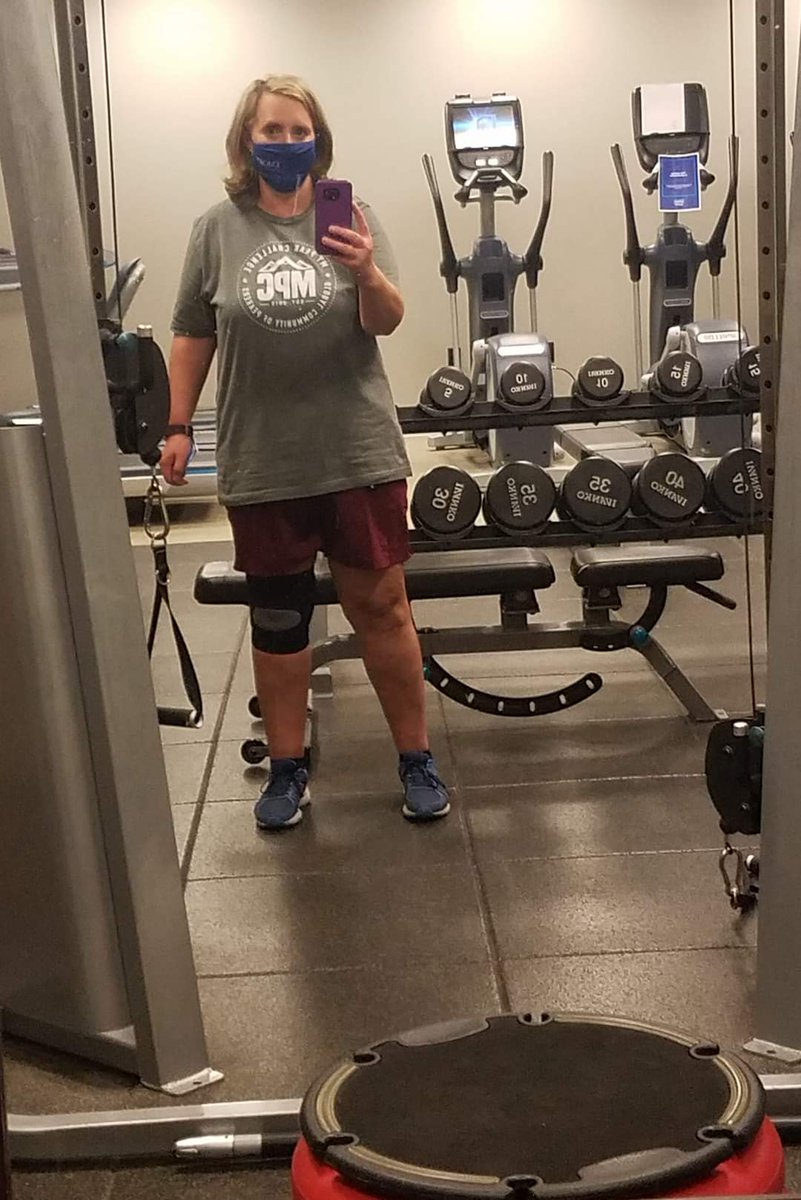 Carlaj92's tweet photo. @MyPeakChallenge An early MPC memory of being a Peaker for a little over 4 months in 2020 &amp; hitting the hotel gym on a business trip! Never in my life had I been that dedicated to fitness and to myself. That's the MPC effect! 😁💪🎉 https://t.co/ctm7tpK01k