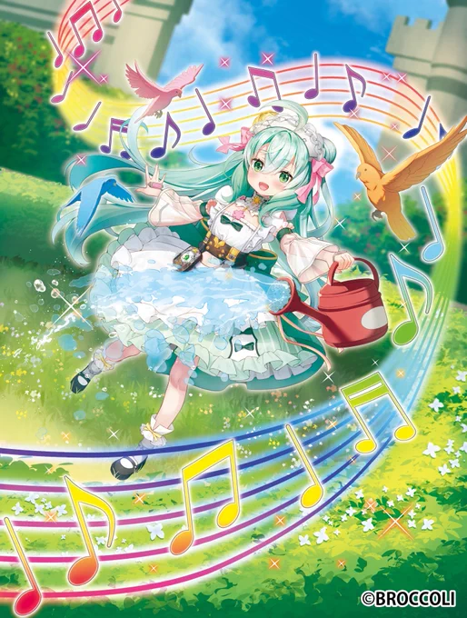 本日5月25日発売の株式会社ブロッコリー様のTCG「Vividz(#ビビッヅ)」ブースターパック第4弾「ファンタジー:エンカウント」にて、カラーラフ工程を担当しました! どうぞよろしくお願いします!  「庭仕事も大得意 まりあ」