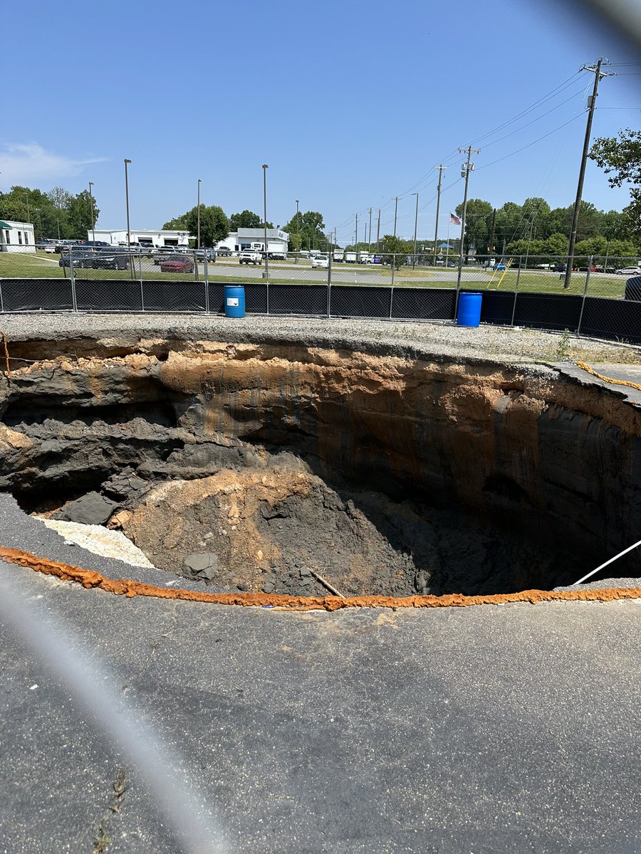 Coal ash sink hole in #mooresvillenc #toxicdirt #theyallknew #cancerclusters