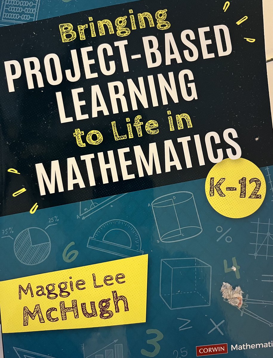 cfanch's tweet image. Just got my copy of ⁦@maggieleemchugh⁩ ‘s book. Looking forward to reading it and putting next to all of the great books from current and former ⁦@PBLWorks⁩ National Faculty authors (including ⁦@thnorfar⁩ and mine!) #pbl #pblchat #math