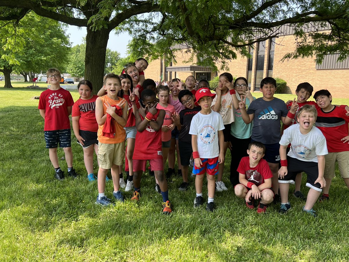 We had the best day together ❤️ I loved watching them have fun while working together to compete for our team! Go Red! #room15fam