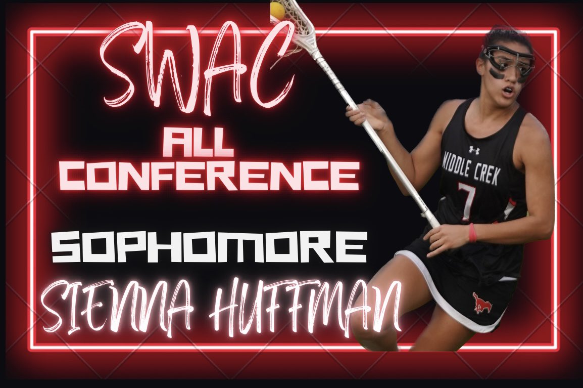 Big congratulations to sophomore, captain Sienna Huffman on earning SWAC All-Conference 🥍❤️🖤