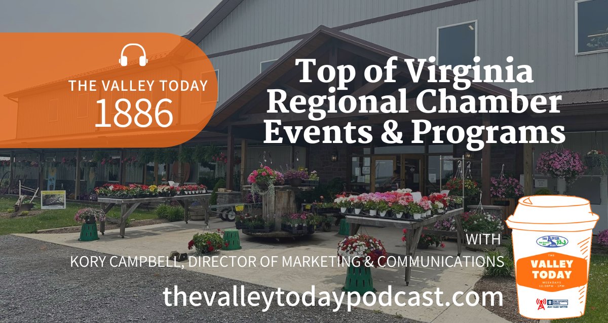Janet met up with Kory from <a href="/topofvachamber/">Top of Virginia Regional Chamber</a> to get the lowdown on a slew of chamber events happening in the coming weeks. 6 ribbon cuttings, Business After Hours at The Village at Orchard Ridge <a href="/NLCSNews/">National Lutheran</a> Valley BusinessWomen <a href="/RockHarborGolf/">Rock Harbor</a> &amp; more. 🎧➡️bit.ly/3BS30XC