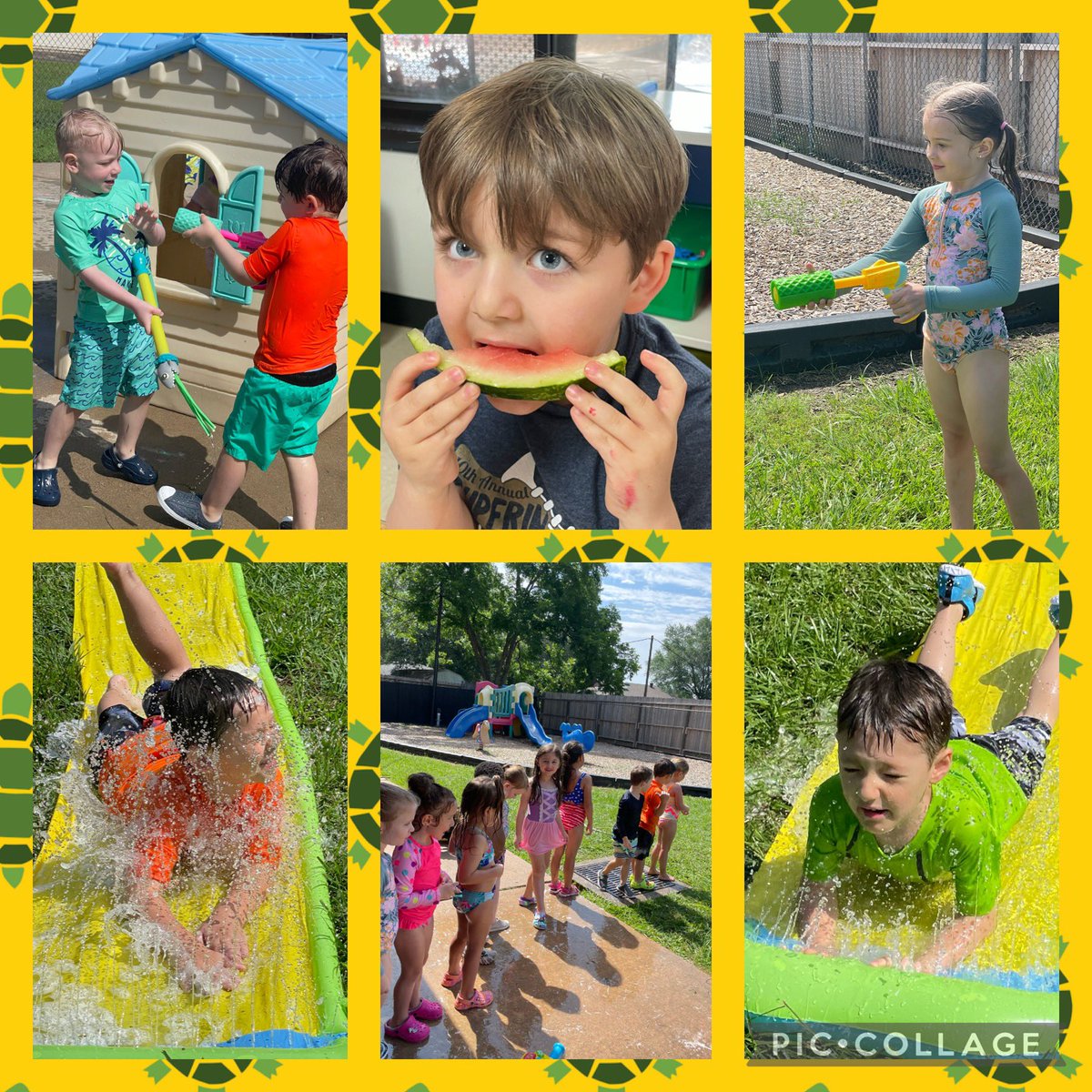 CFISDELC2's tweet image. It’s not summer until you make a Splash! Hanging out with our “school” of friends. Continuing to celebrate our time together. #SplishSplash #Summer #ELC2forever #DriveintoKindergarten @CFISDELCS