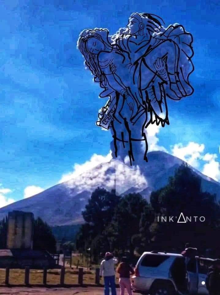 NegritoTuitero's tweet photo. Dónde hubo fuego, cenizas quedan...

🔥❤️ #Popocatepetl https://t.co/AooWP8NTFv