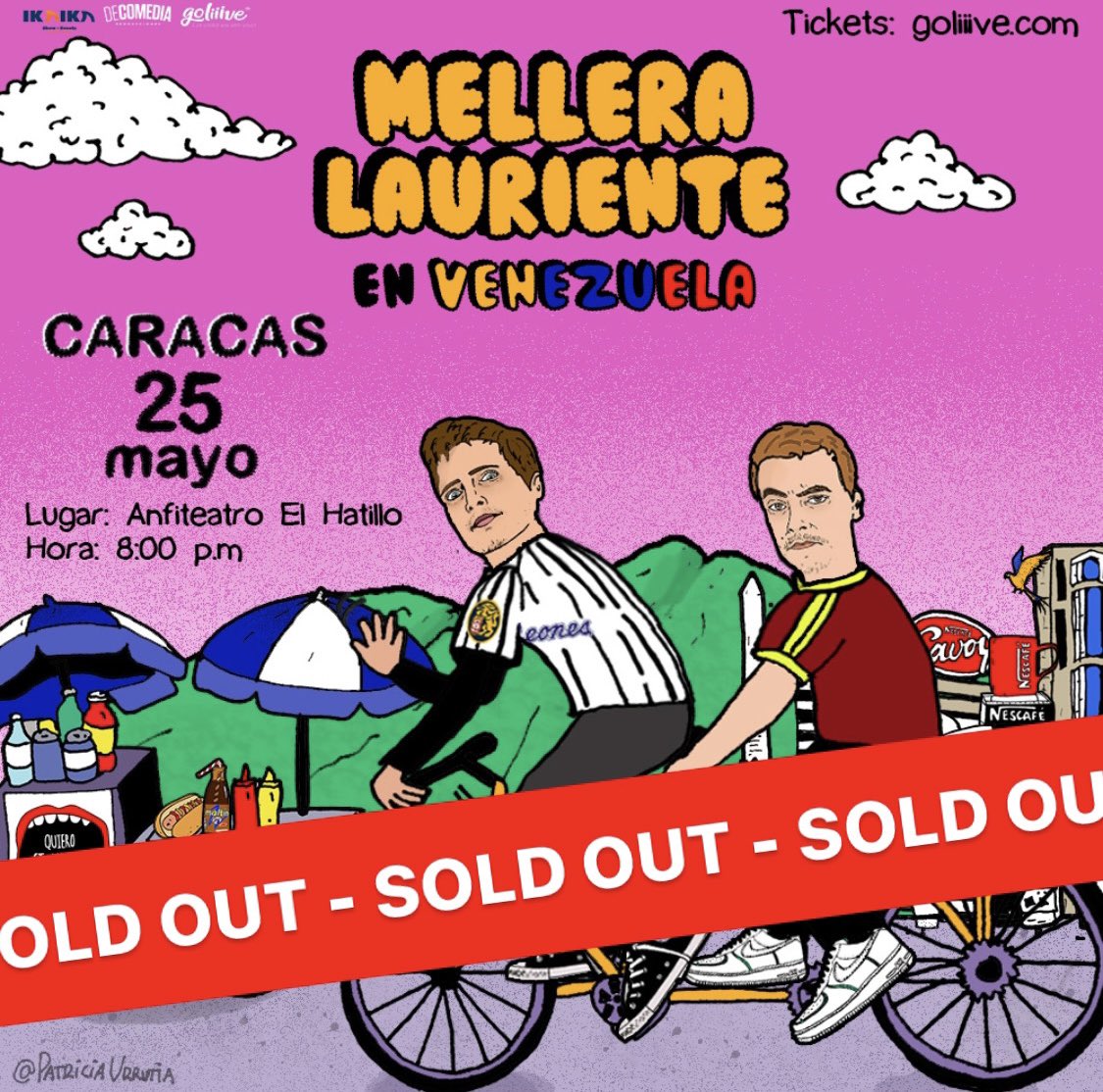 Caracas! 🇻🇪😭❤️

Qué locura y qué honor. Con <a href="/luchomellera/">Luciano Mellera</a> estamos agradecidísimos.

¡Nos vemos mañana!