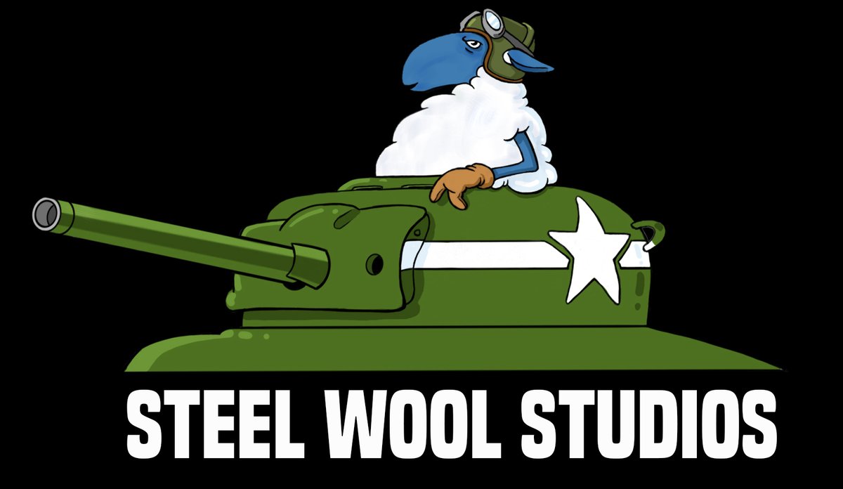 Steel Wool Studios got its name when Sequoia Blankenship, one of the founders, drew a sheep inside a tank and exclaimed 'Steel Wool.' We all instantly fell in love with it! #SteelWoolStudios #SteelWoolGames