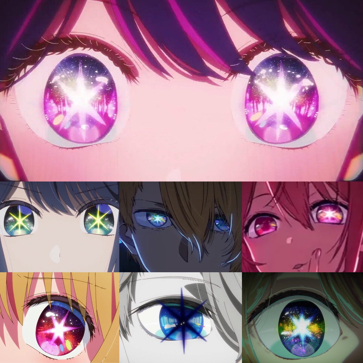dArdaSisters's tweet photo. Forever obsessed with the eye designs in Oshi no Ko!💖✨

#OshiNoKo #Oshi_no_Ko https://t.co/HdkuedhY4S