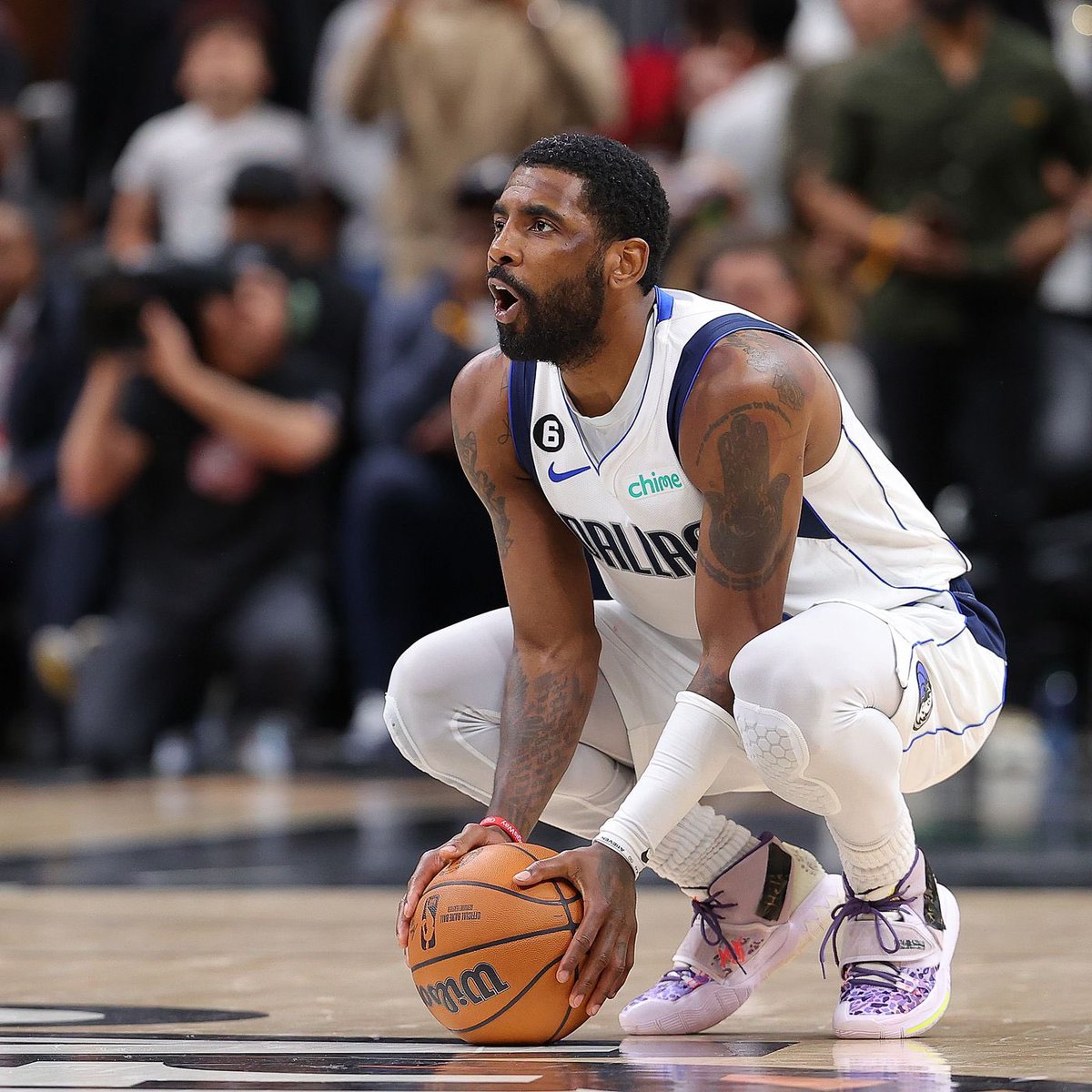 Adidas is showing interest in Kyrie Irving, per <a href="/ScoopB/">👑 Brandon “Scoop B” Robinson</a>