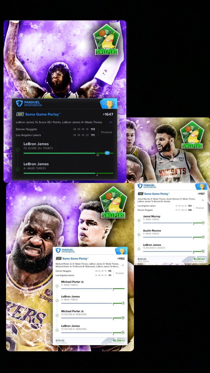 ThaSweepers's tweet photo. What A Week Sweepes Had In The Telegram Cashing Lottos Left &amp; Right✅
Listed Below $655 ➡️ $11,345.19 💰#GamblingTwitter 
Take The Opportunity To Make Life Changing Money &amp; Enjoy The Community While Doing It 🏆
➡️ https://t.co/sAqzBVtIqr https://t.co/Evkzx9fKdh