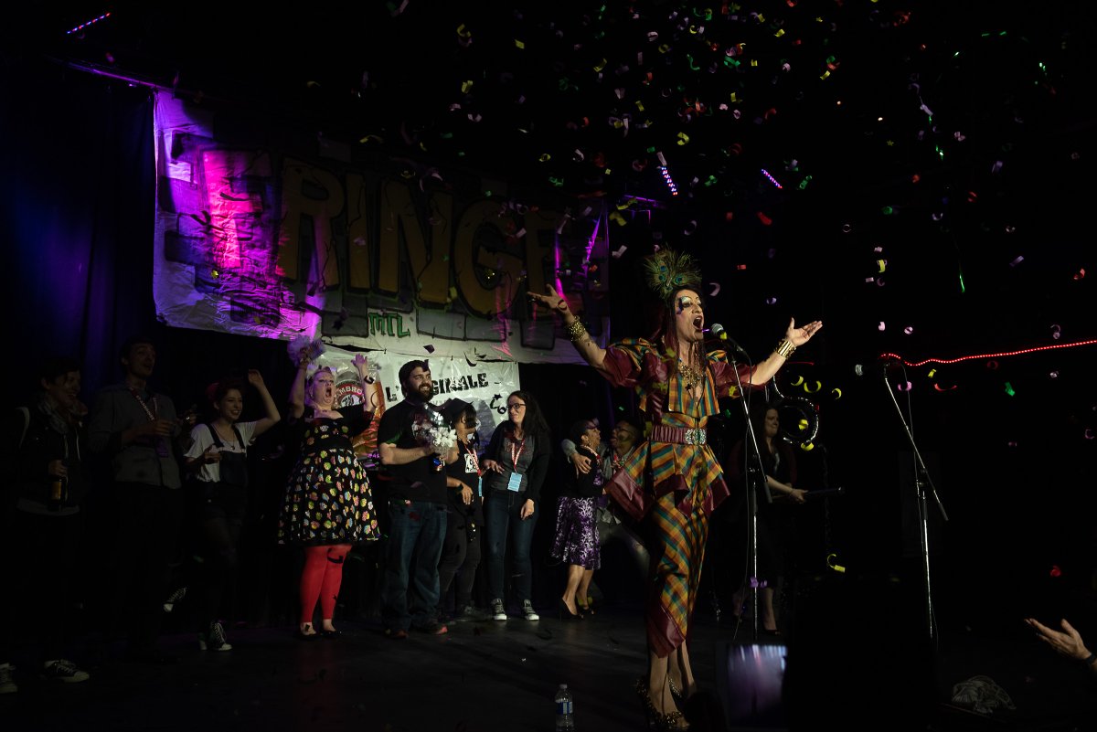 🐝Avec les spectacles qui arrivent, nous sommes impatient·es que commence le Fringe-For-All! Ce lundi, 29 mai à 19:00 au Club Soda! 

With the shows coming up, we can't wait for the Fringe-For-All to begin! Will you be joining us?  🐝
Monday, May 29 at 7:00PM at Club Soda!